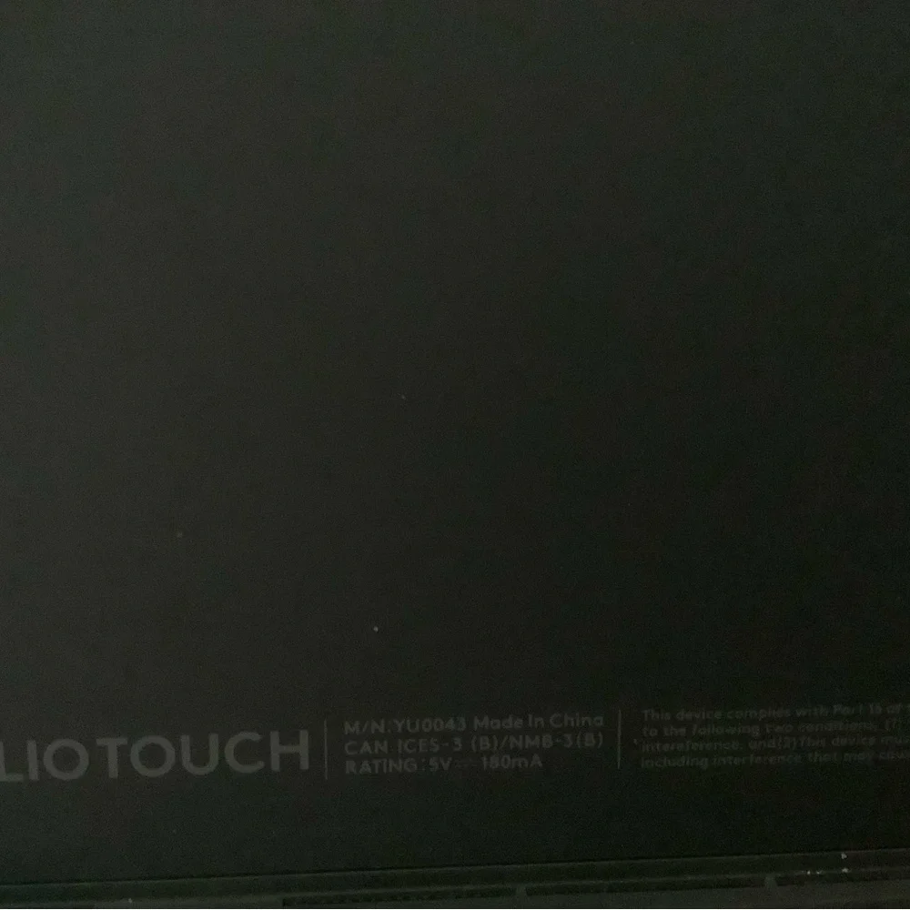 Logitech Folio Touch Keyboard Case - Gray